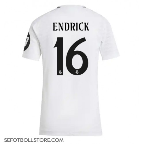 Real Madrid Endrick #16 Replika Hemmatröja Dam 2024-25 Kortärmad